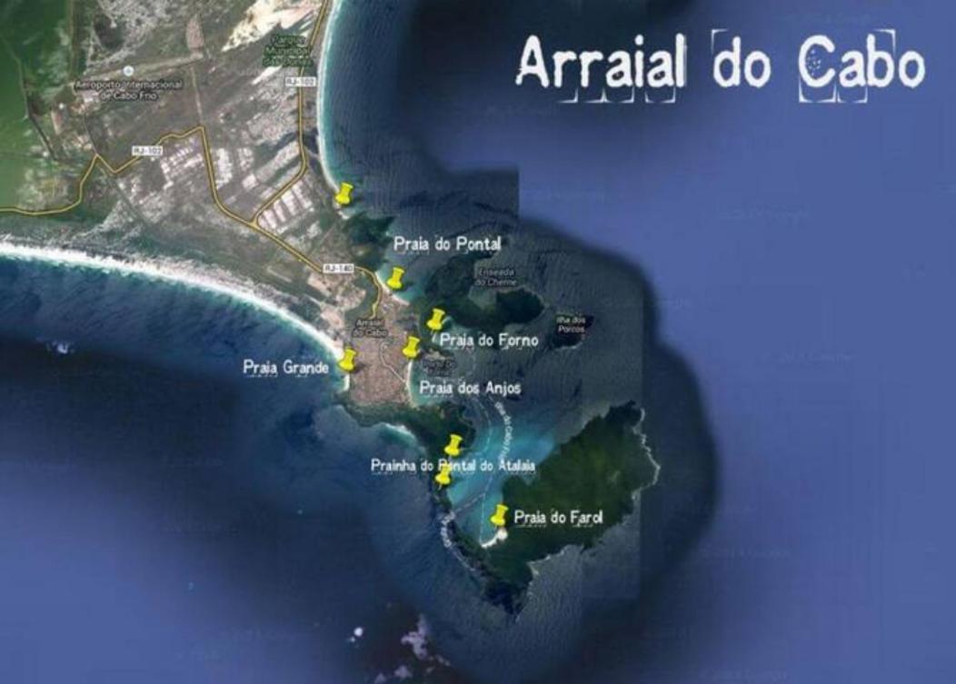 Apartamento temporada em Arraial do Cabo, Villa da Praia Exterior foto